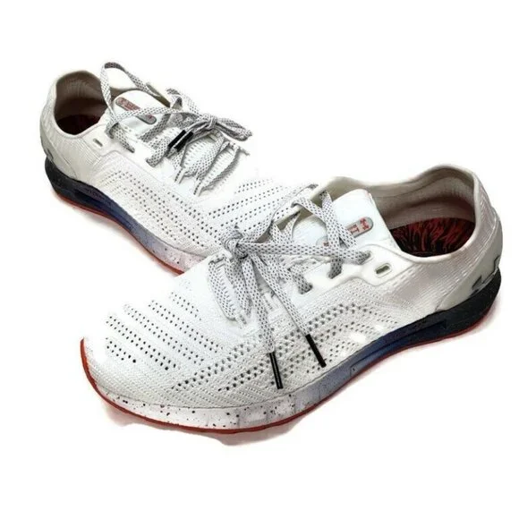 Under Armour HOVR Sonic Auburn Tigers Running Sneakers Shoes White Mens 8.5 - Picture 6 of 10